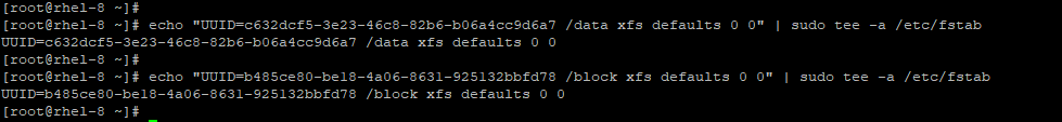 Add Mount Points to fstab File