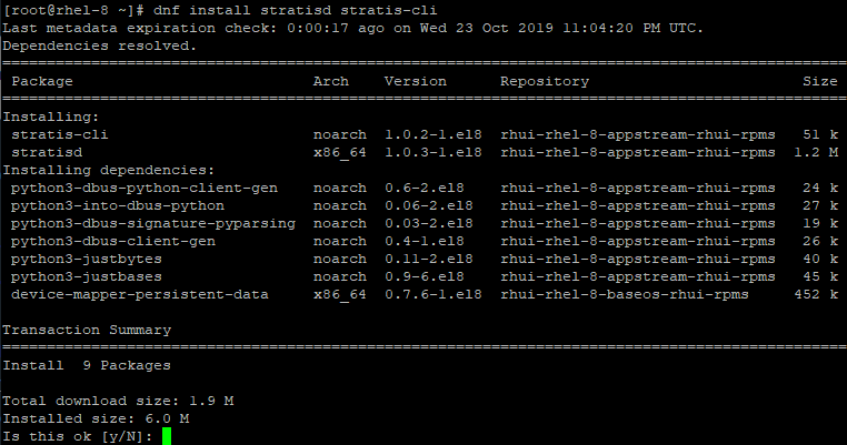 How to Install Stratis to Manage Local Storage on RHEL 9/8