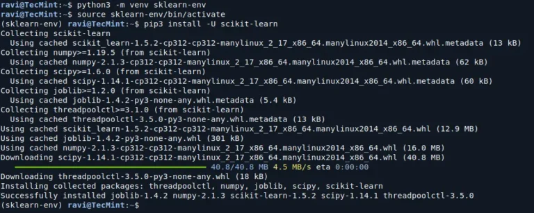 How to Install and Use Scikit-Learn in Linux