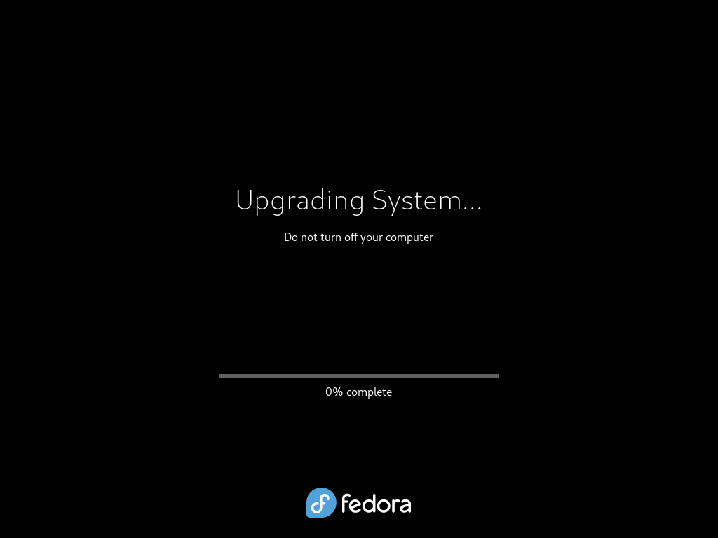 Upgrading Fedora System