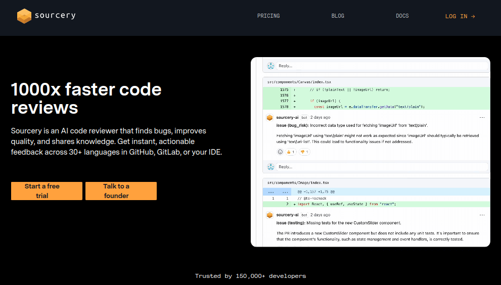 Sourcery - Instant Code Review