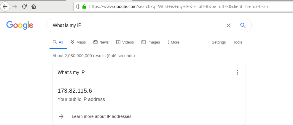 Check Your IP Address