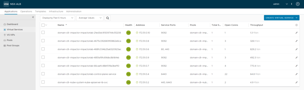 deploy nsx application platform nsx-alb virtual services