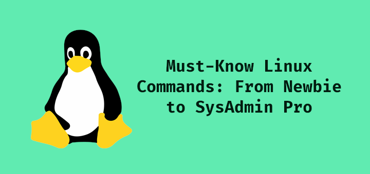 50 Must-Know Linux Commands: From Newbie to SysAdmin Pro