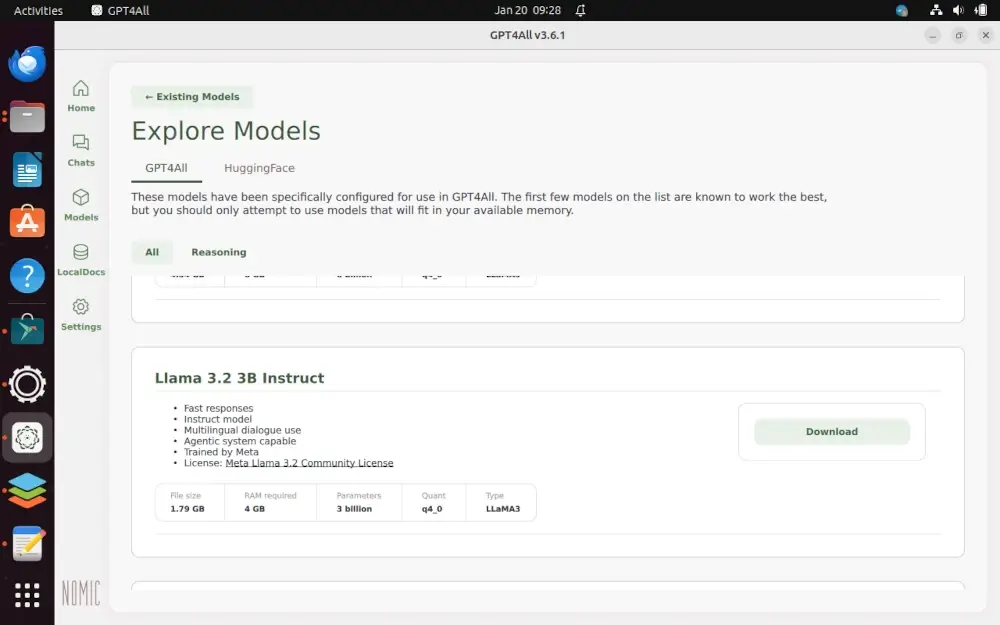 Download LLM Models in Ubuntu