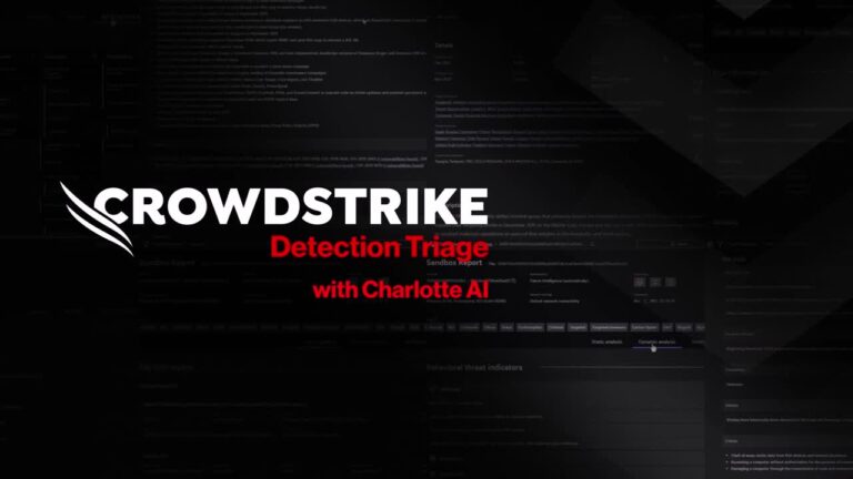 CrowdStrike Leads Agentic AI Innovation in Cybersecurity with Charlotte AI Detection Triage