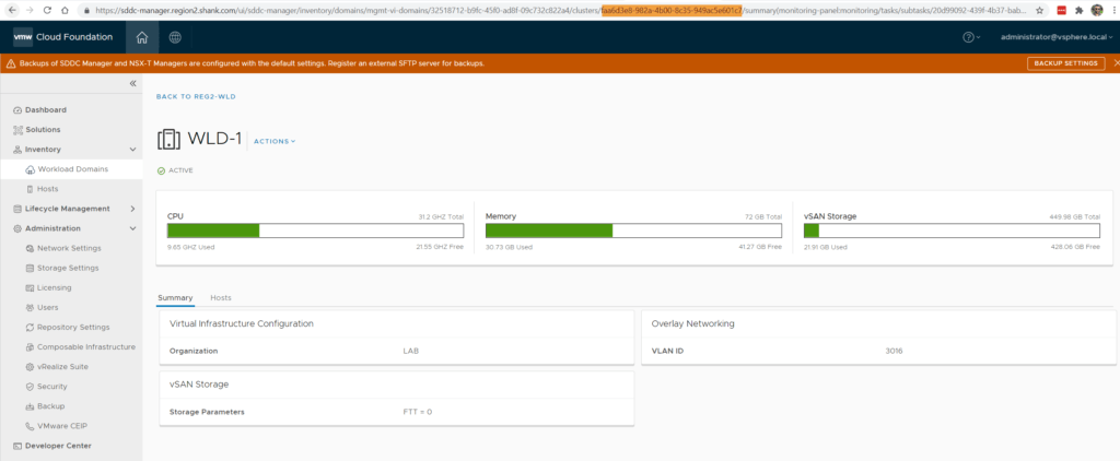 getting the cluster uuid