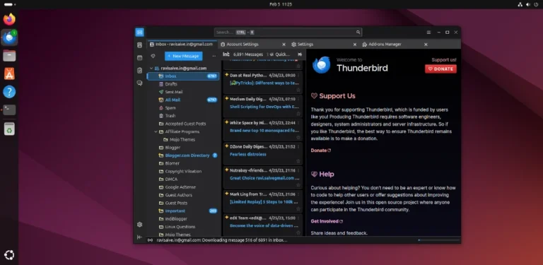 How to Install Thunderbird 135 on a Linux