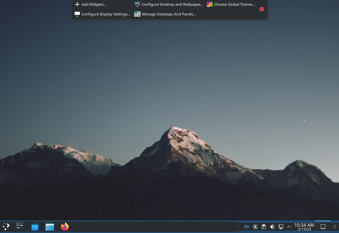 Configure KDE Panel