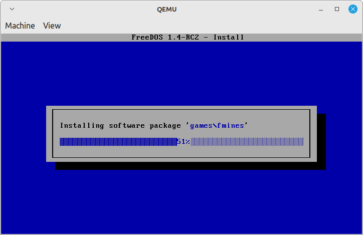 Installing FreeDOS Software