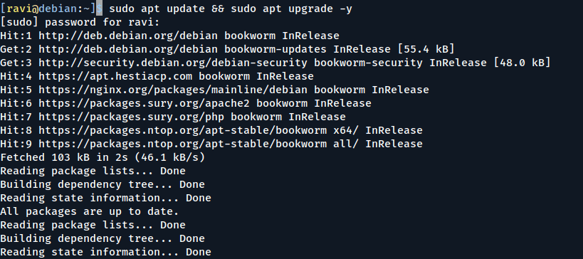 Update Debian System