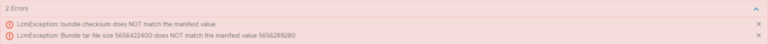 VCF SDDC Manager Bundle Checksum Issue