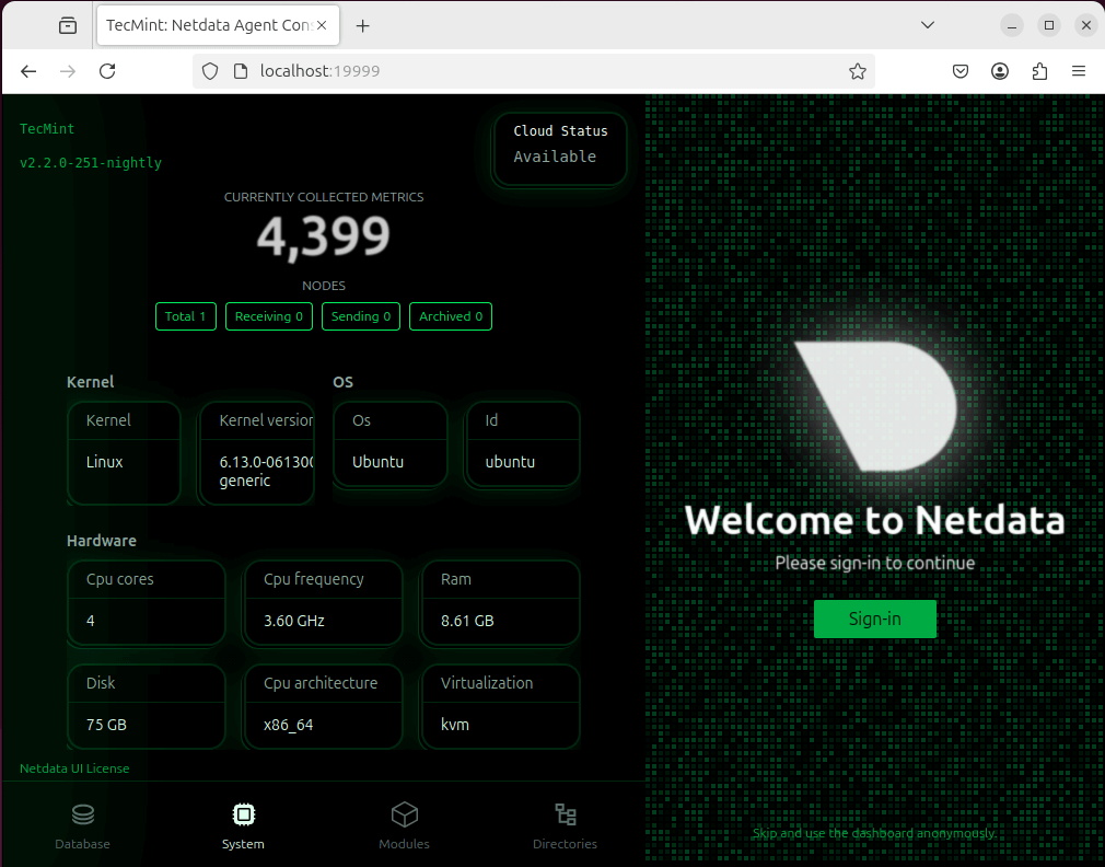 Netdata - Real-Time Performance Monitoring