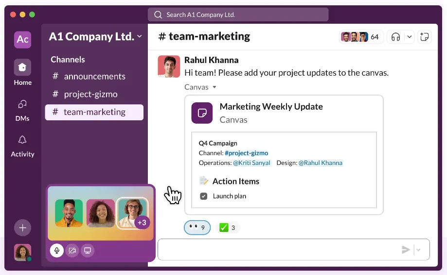 Slack - Team-based Communication Platform