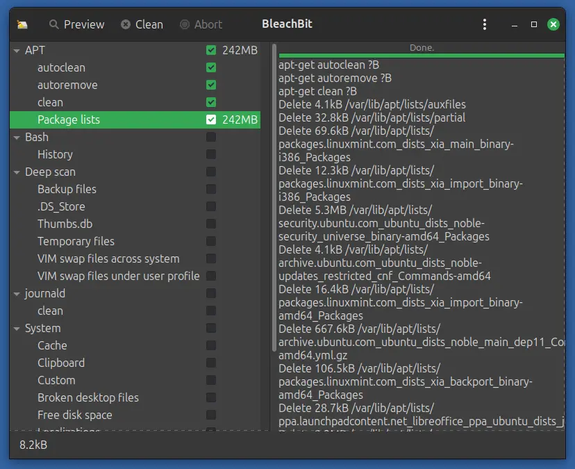 Bleachbit Preview