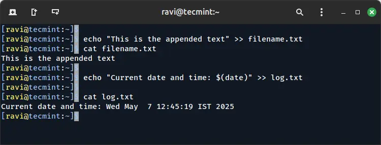 How to Append Text to Every File Using a Bash Script