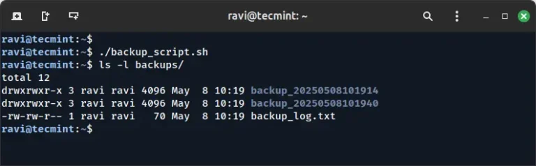 How to Create a Backup Script for Important Files in Linux