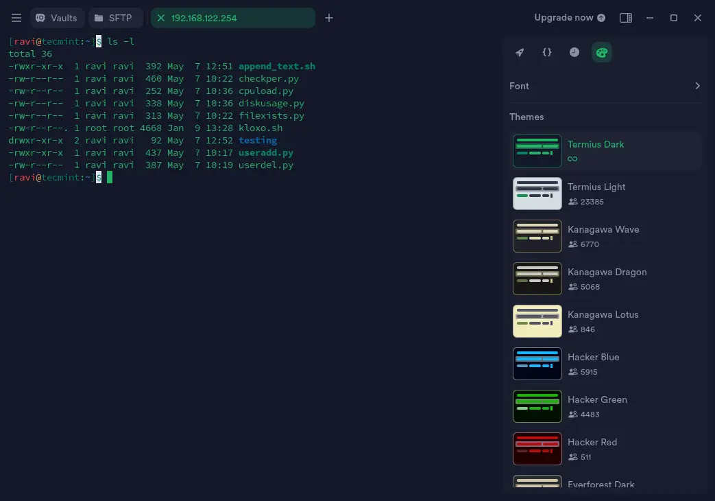 Remote SSH Connection