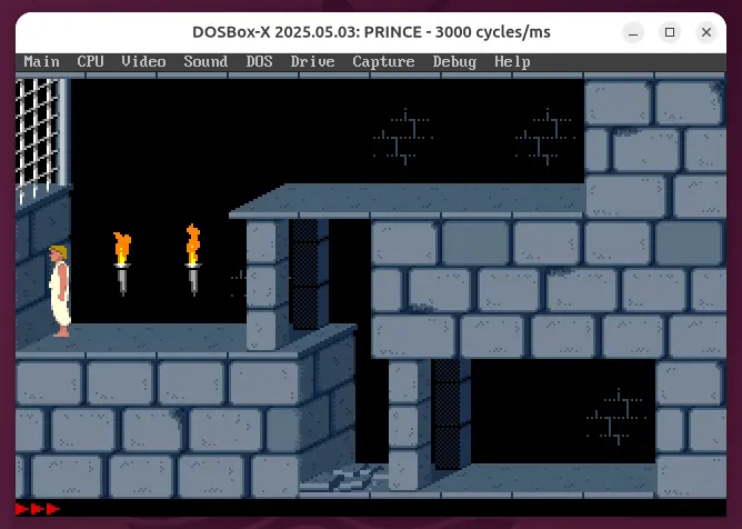 Running Prince of Persia
