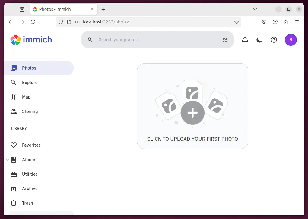 Immich Dashboard