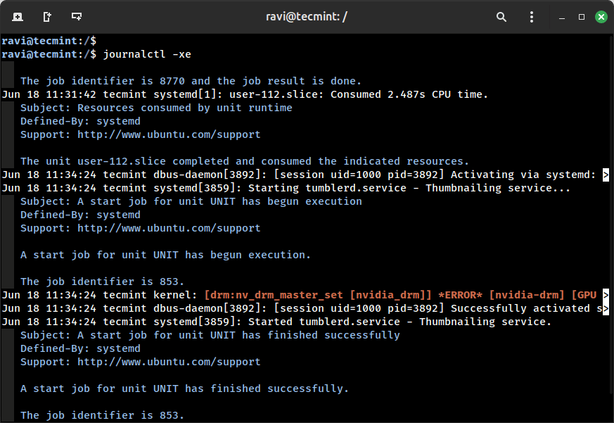 Viewing Detailed System Logs in Linux
