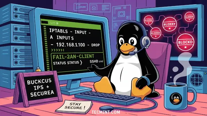 How to Create a Simple IP Blocker Script Using iptables and Fail2Ban