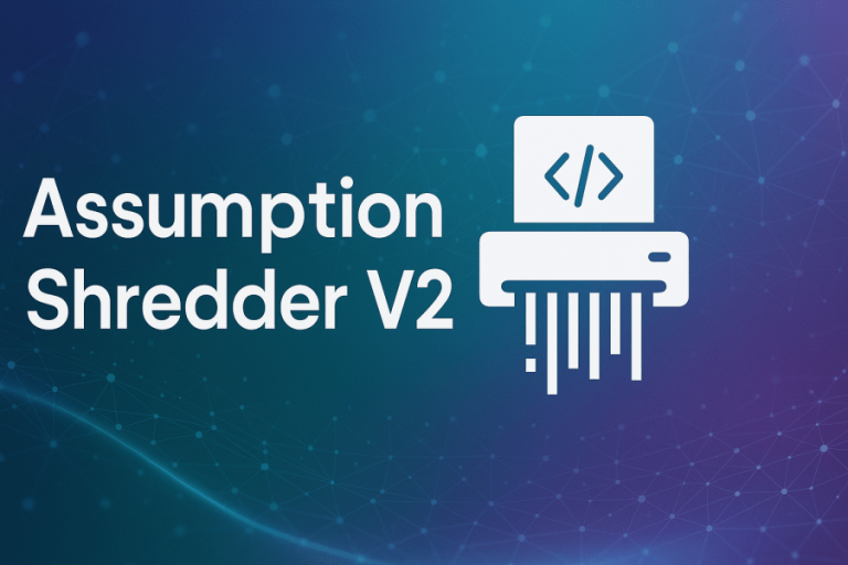Assumption Shredder V2: Red-Team Edition Add-On Prompt for Safer, Sharper Answers