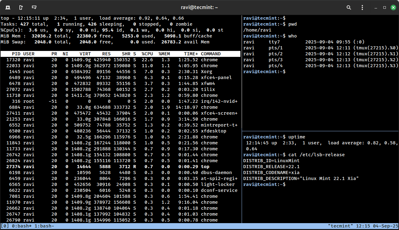 Tmux - Terminal Multiplexer