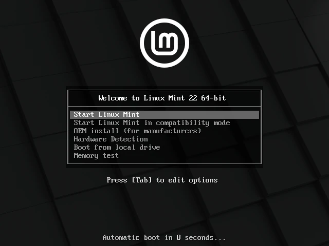 Installation of Linux Mint 22 [Mate Edition] Desktop
