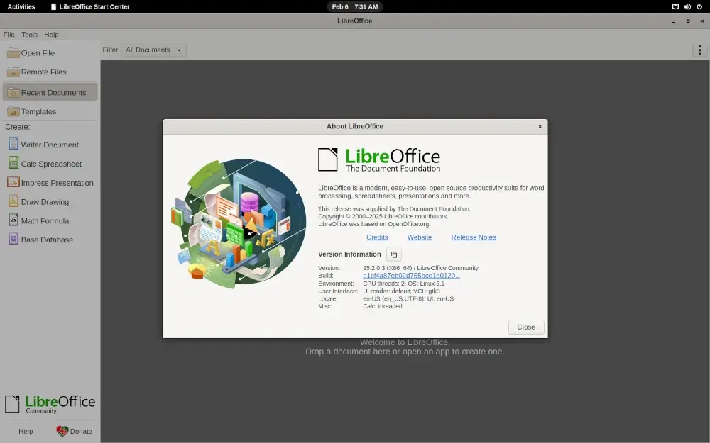 Libreoffice Office Suite