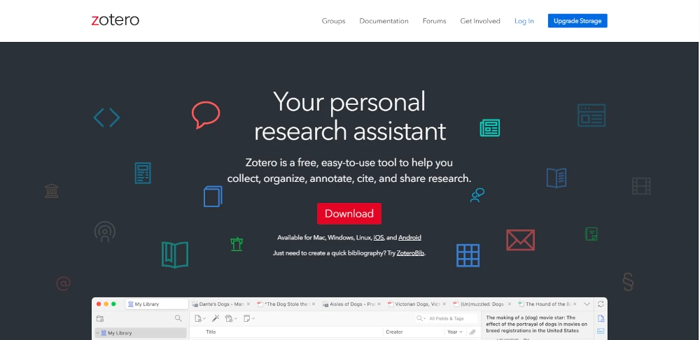 Zotero - Personal Research Assistant