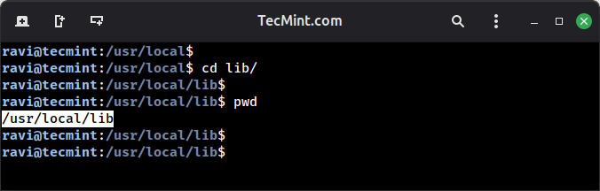 Navigating Using a Relative Path