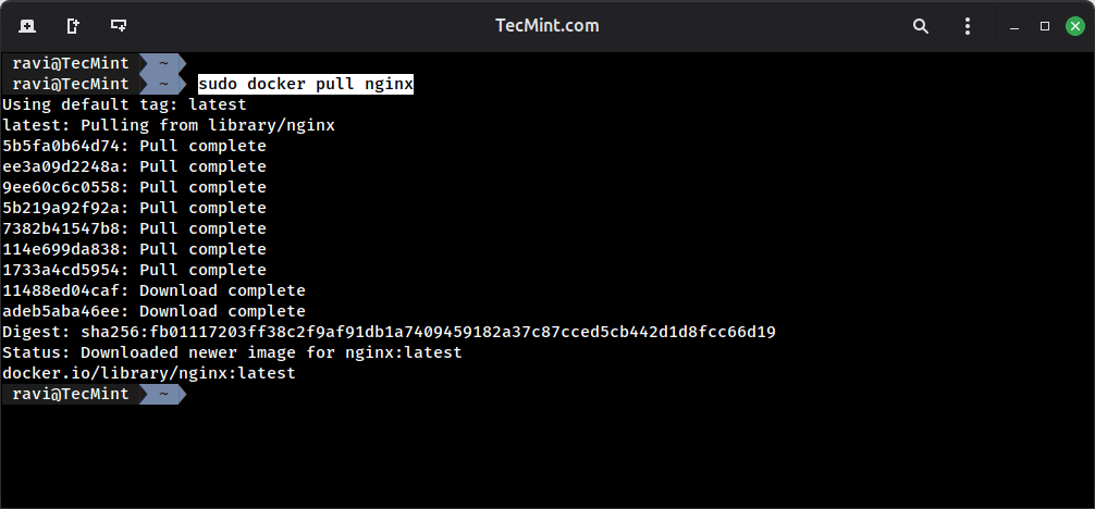 Pull Docker Images from Docker Hub