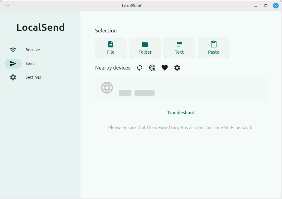 Sending Files with LocalSend