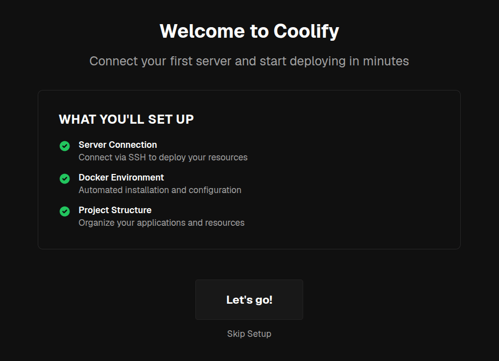 Getting Started with Coolify