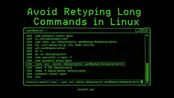 How to Avoid Retyping Long Commands in Linux