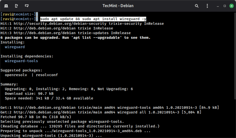 How to Build a Fast VPN Server with WireGuard on Debian 13