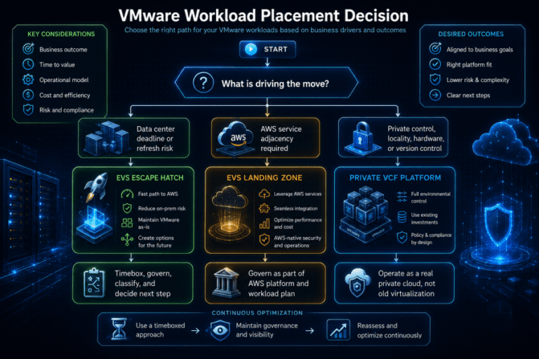 Amazon EVS vs Private VCF: Cloud Escape Hatch or Long-Term Platform?