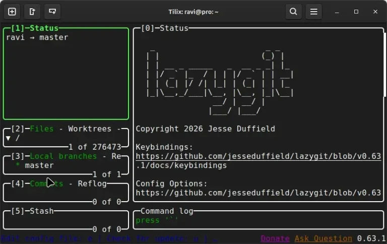 lazygit: Manage Git Repositories from the Linux Terminal