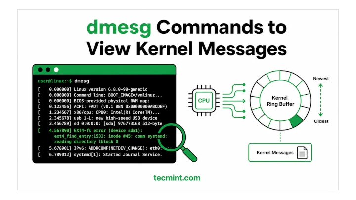 12 Ways to Use the dmesg Command in Linux to View and Troubleshoot Kernel Messages