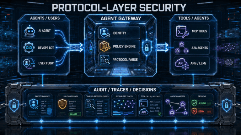 Protocol-Layer Security for MCP, A2A, and Agent Gateways