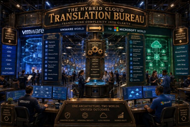 The Hybrid Cloud Translation Bureau: Mapping VMware Cloud Foundation to Microsoft Azure