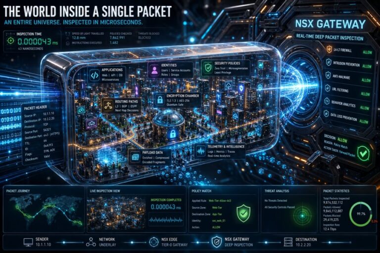 The World Inside a Single Packet: How NSX Gateway Firewall Turns Traffic into a Policy Decision