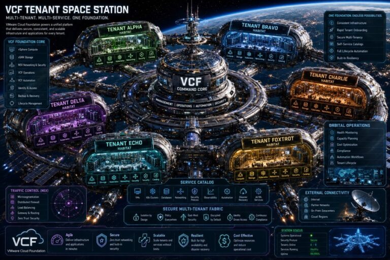 VCF Tenant Space Station: Designing a Multi-Tenant Private Cloud on One Foundation