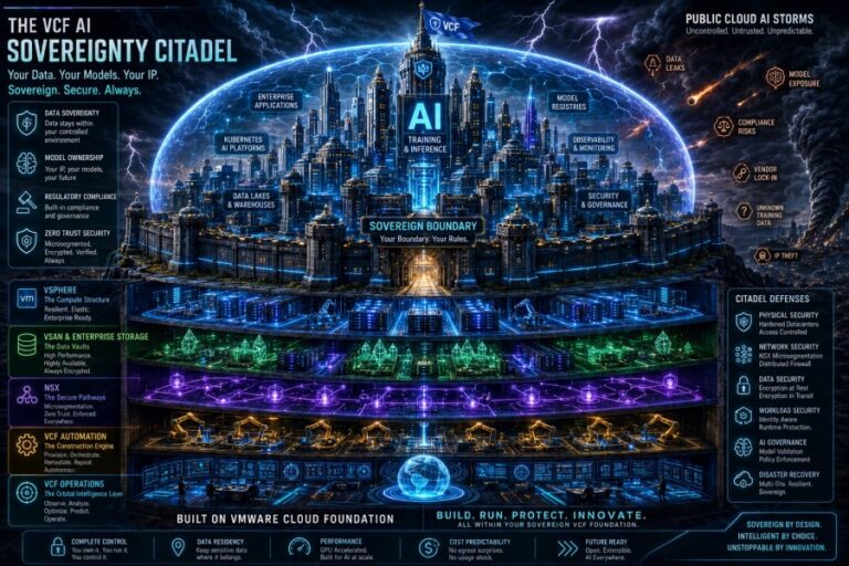 The VCF AI Sovereignty Citadel: Building a Governed Private AI Boundary on VMware Cloud Foundation 9.1
